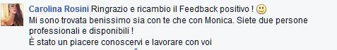 Feedback Alessadra del Giudice